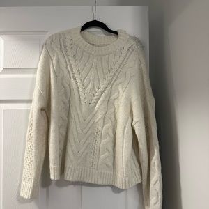 Cable knit sweater